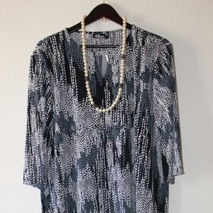 3/4 Sleeves Plus Size Dress